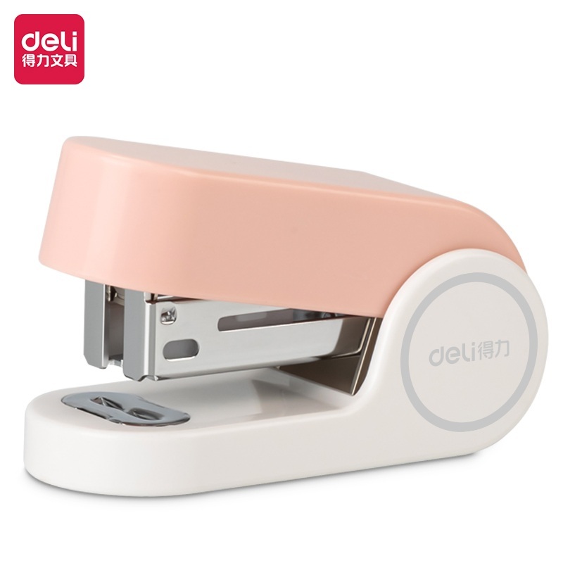 

Deli Stapler / Staples Kapasitas 12 Lembar Lucu Warna Light Red TA201