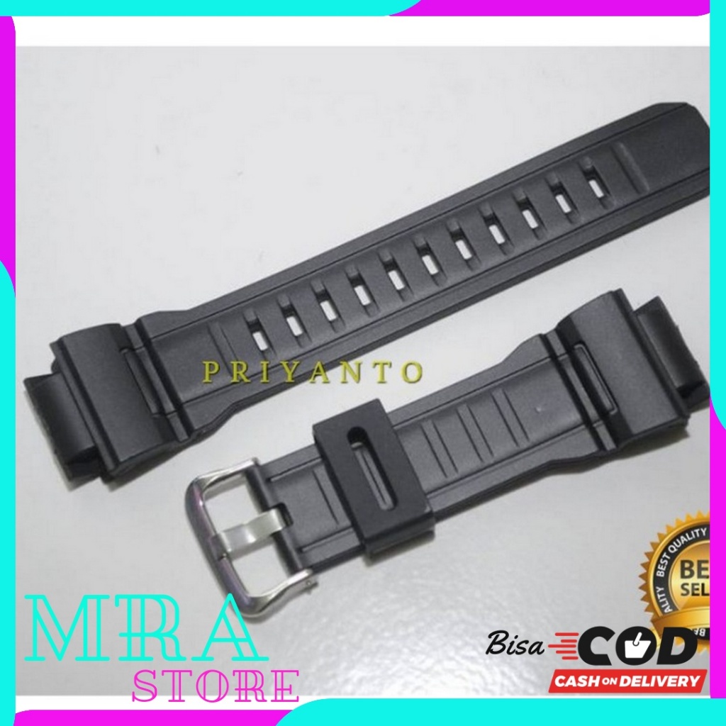 Strap Tali Jam Tangan casio G-shock mudman G-9300 Tali Jam casio G-shock G-9300 Hitam