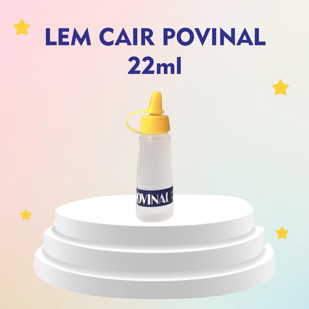 

POVINAL LEM KERTAS NO 111 KECIL/Ecer Lem Povinal 111 - 22ml / Povinal kecil / Lem oles / Lem Liquit