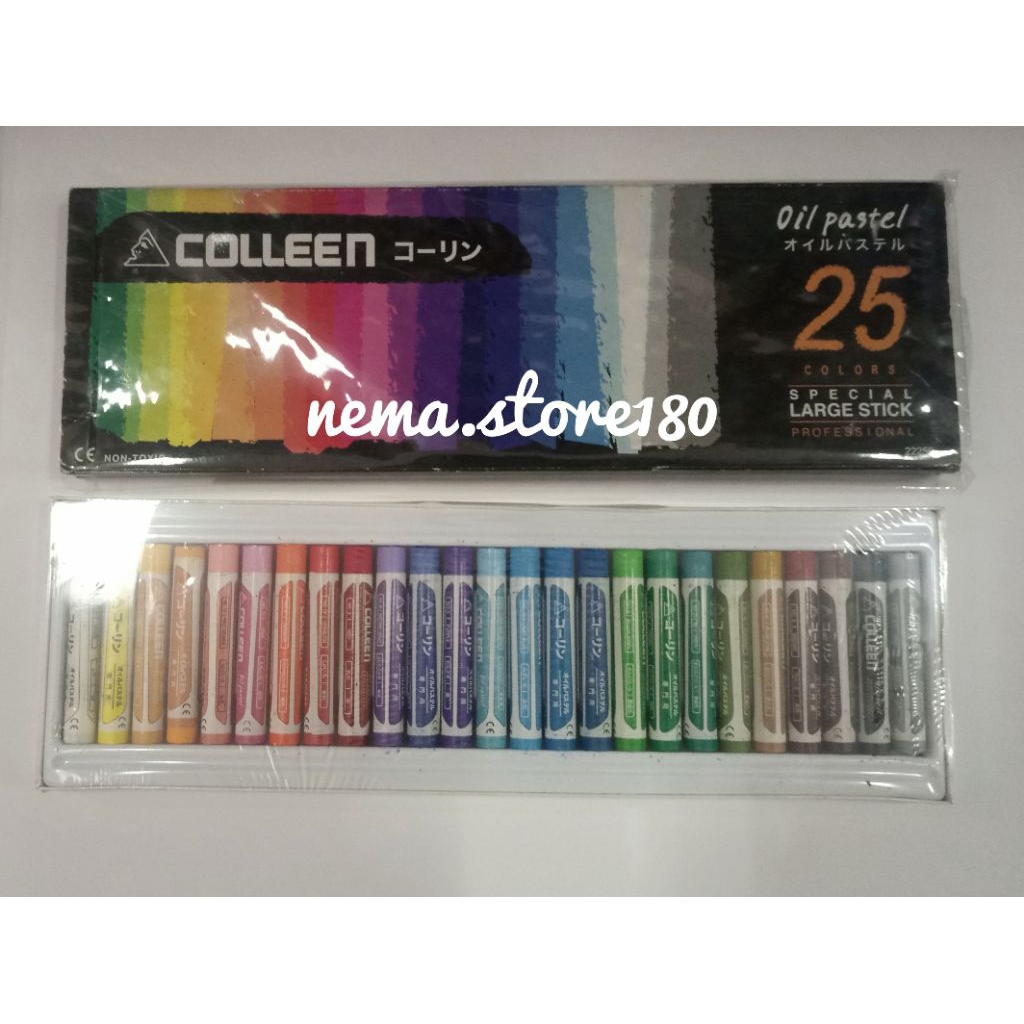

COLLEEN OIL PASTEL 25 COLORS SPECIAL LARGE STICK PROFESIONAL