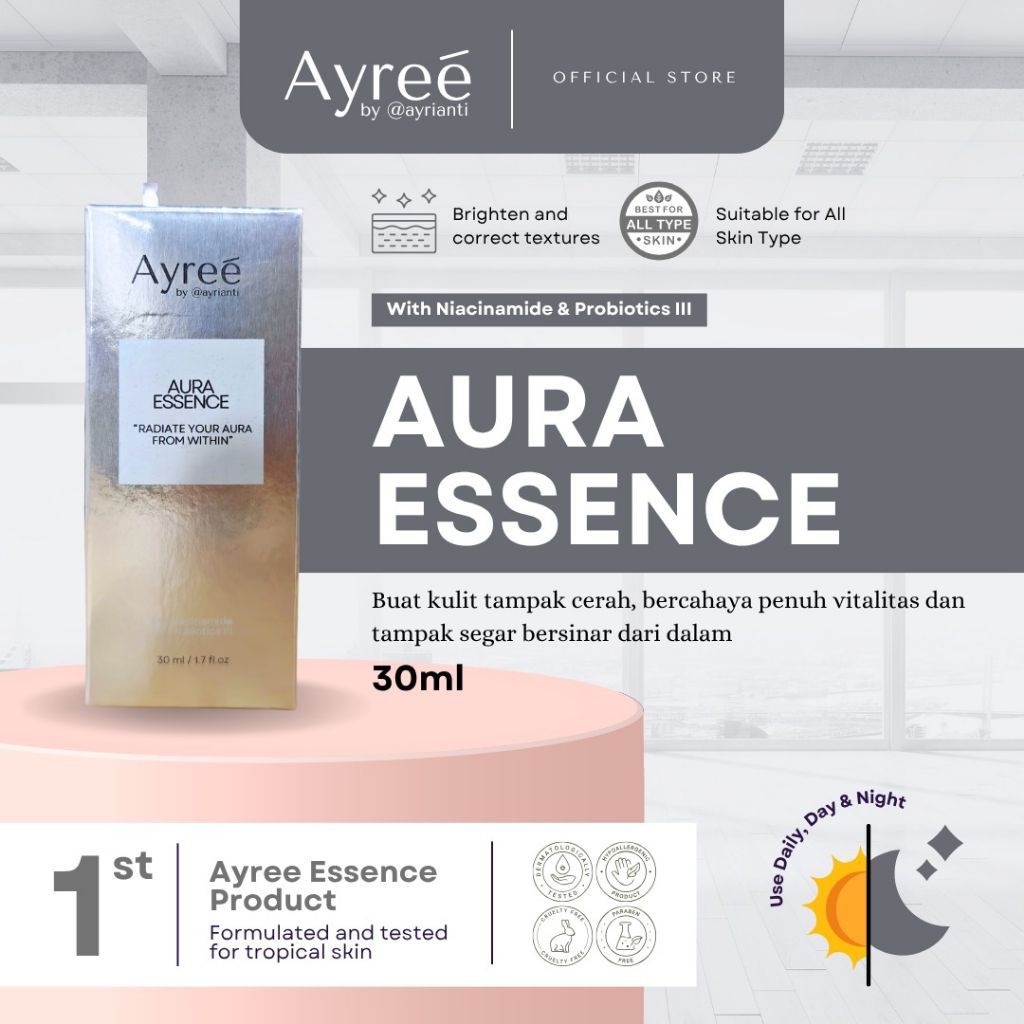 Ayree Aura Essence 30ml (free ayree gigique)