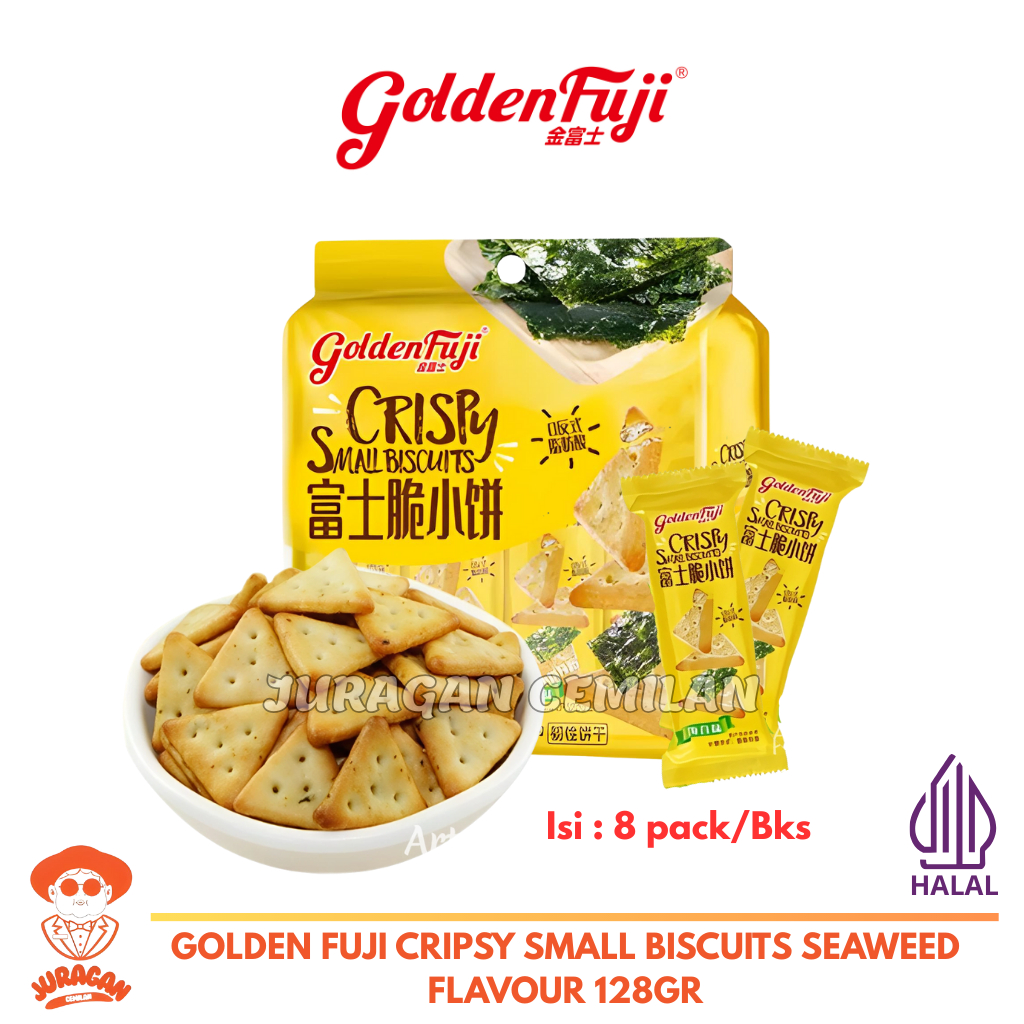 

Golden Fuji Crispy Small Biscuit Seaweed Flavor Halal 128g