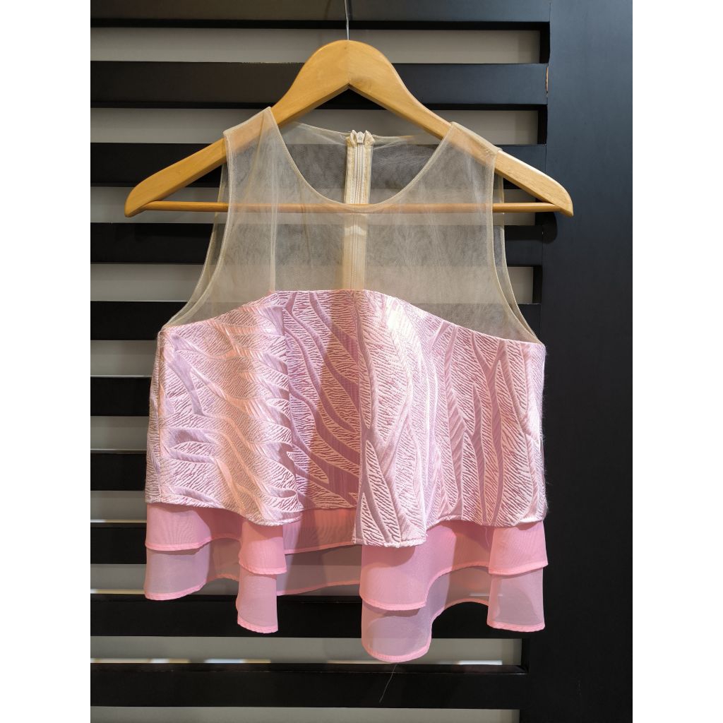 Atasan kutung wanita Solemio/ Baju pesta wanita/ pakaian wanita