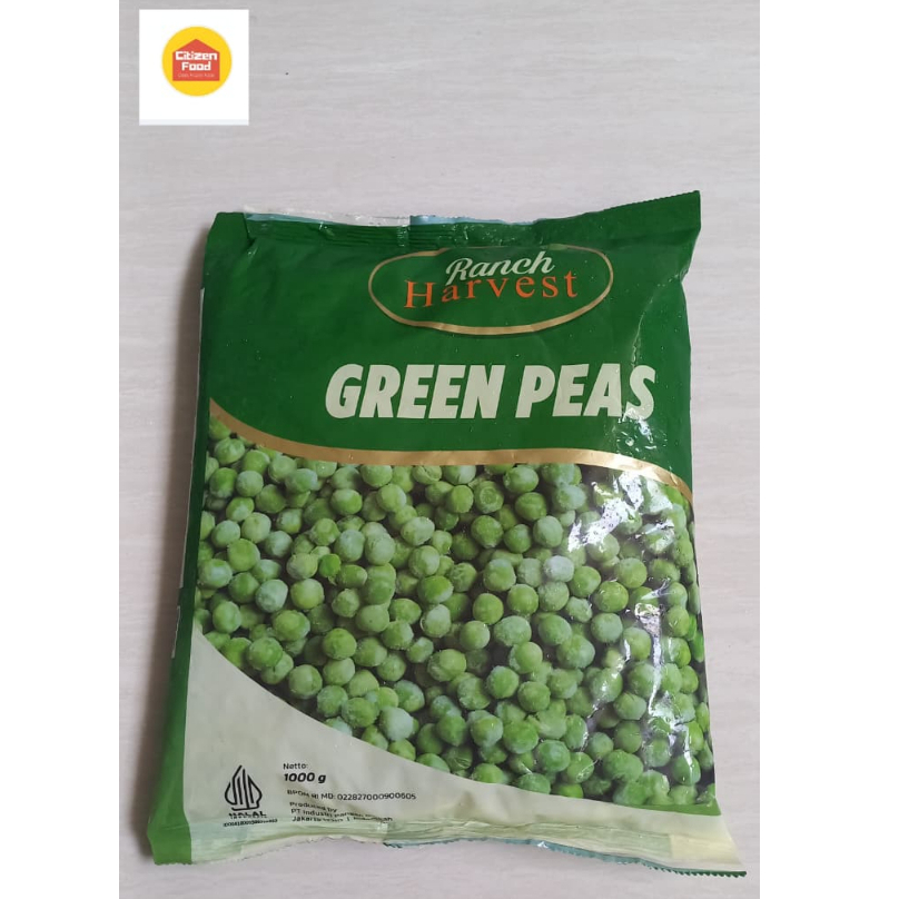 

Green Peas / Kacang Polong Frozen Ranch Harvest 1 kg