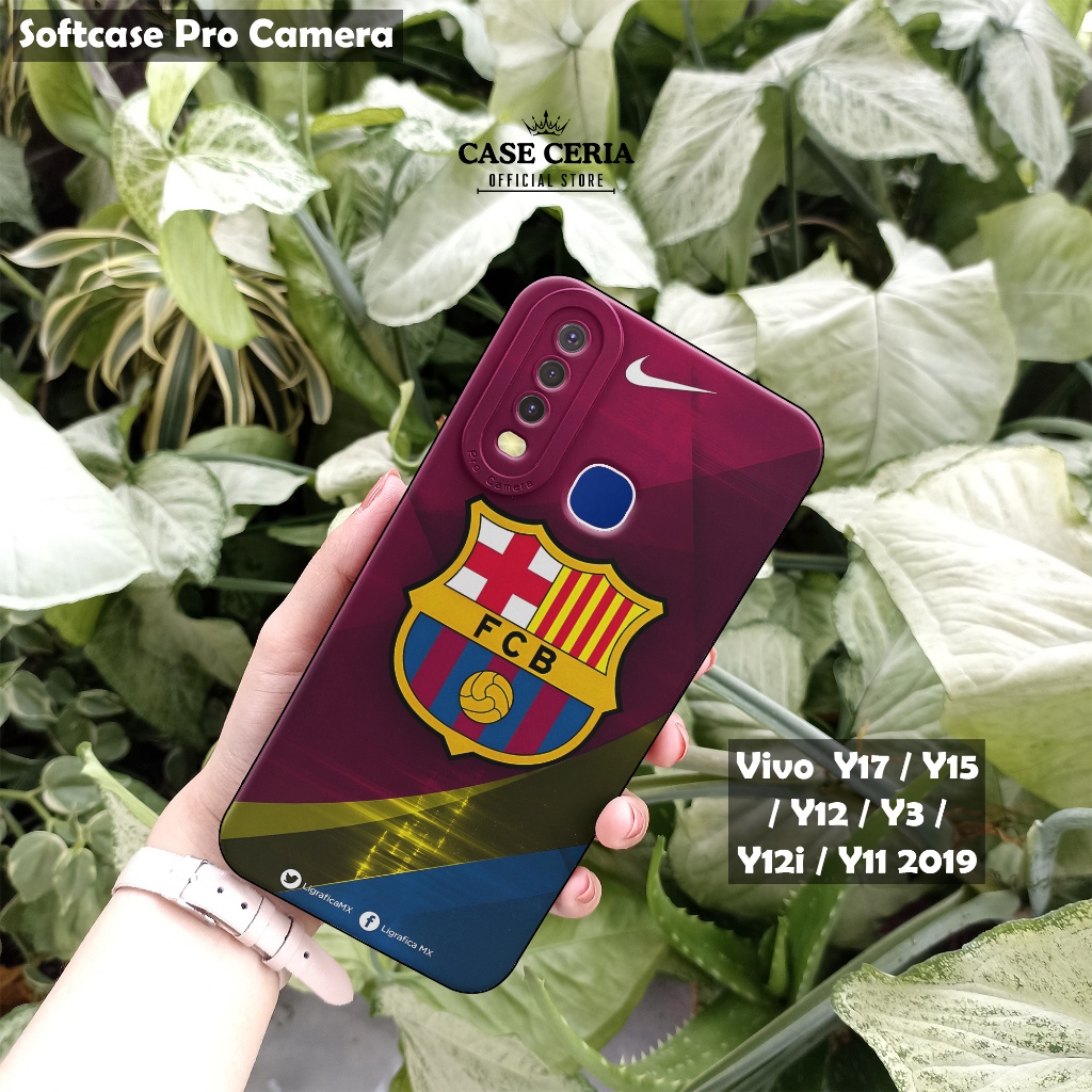 Case For Vivo  Y17 / Y15 / Y12 / Y3 / Y12i / Y11 2019 – Casing Motif Barca Bola- Softcase Pro Camera