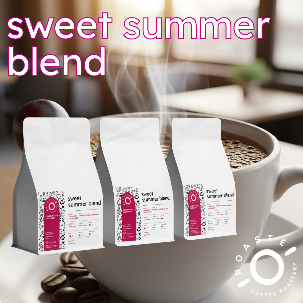 

Sweet Summer Blend 100gr - Kopi Arabika Lintong Kamojang House Blend Espresso