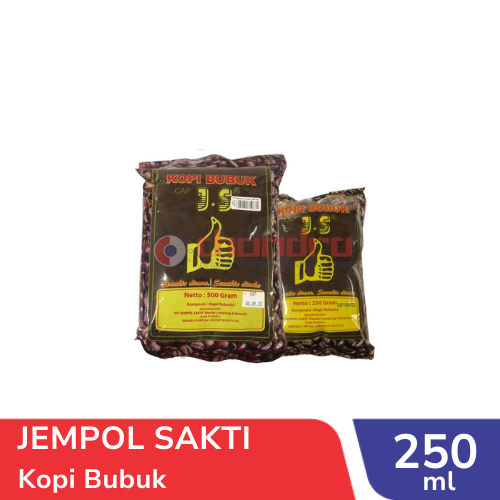 

KOPI BUBUK CAP JEMPOL SAKTI 250GR
