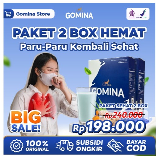 

GOMINA Paket 2 Box Susu Kambing Etawa - Ampuh Atasi Sesak Nafas