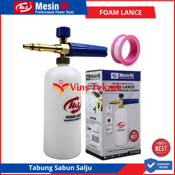 Foam Lance Snow Wash H&L Tabung Salju Jet Cleaner Hight Pressur