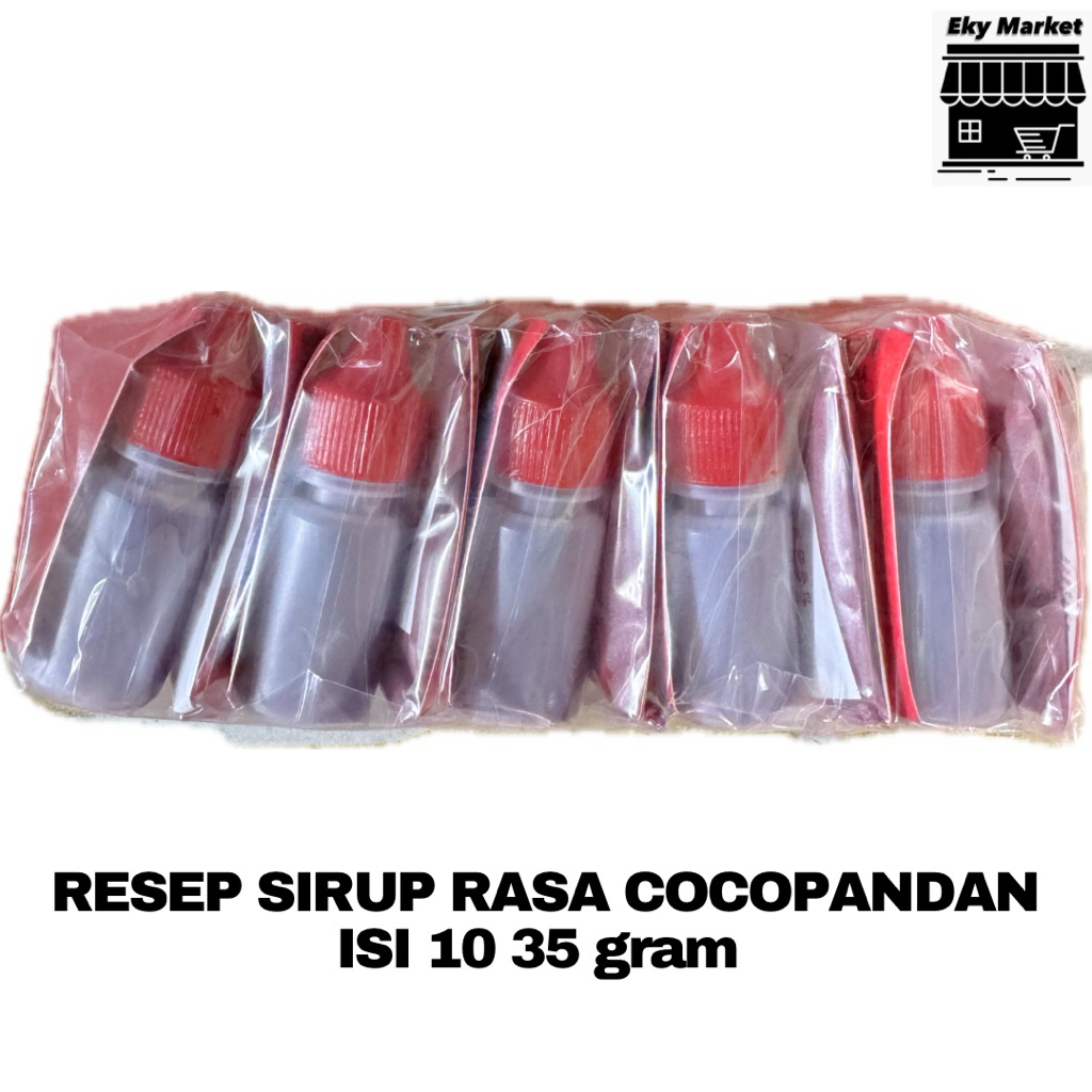 

BAHAN RESEP SIRUP RASA COCOPANDAN ISI 10 35gram MURNI ASLI