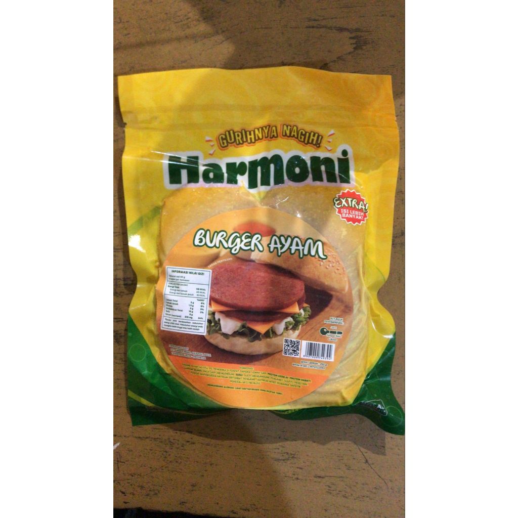 

HARMONI BURGER AYAM 250GR MINI