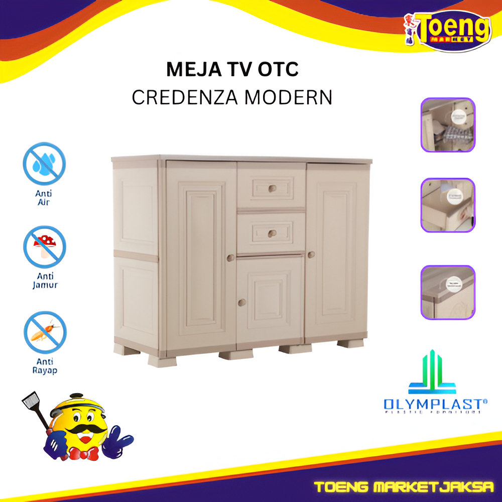 Olymplast OTC CREDENZA MODERN - Lemari Laci TV - MEJA TV OTC CREDENZA MODERN OLYMPLAST