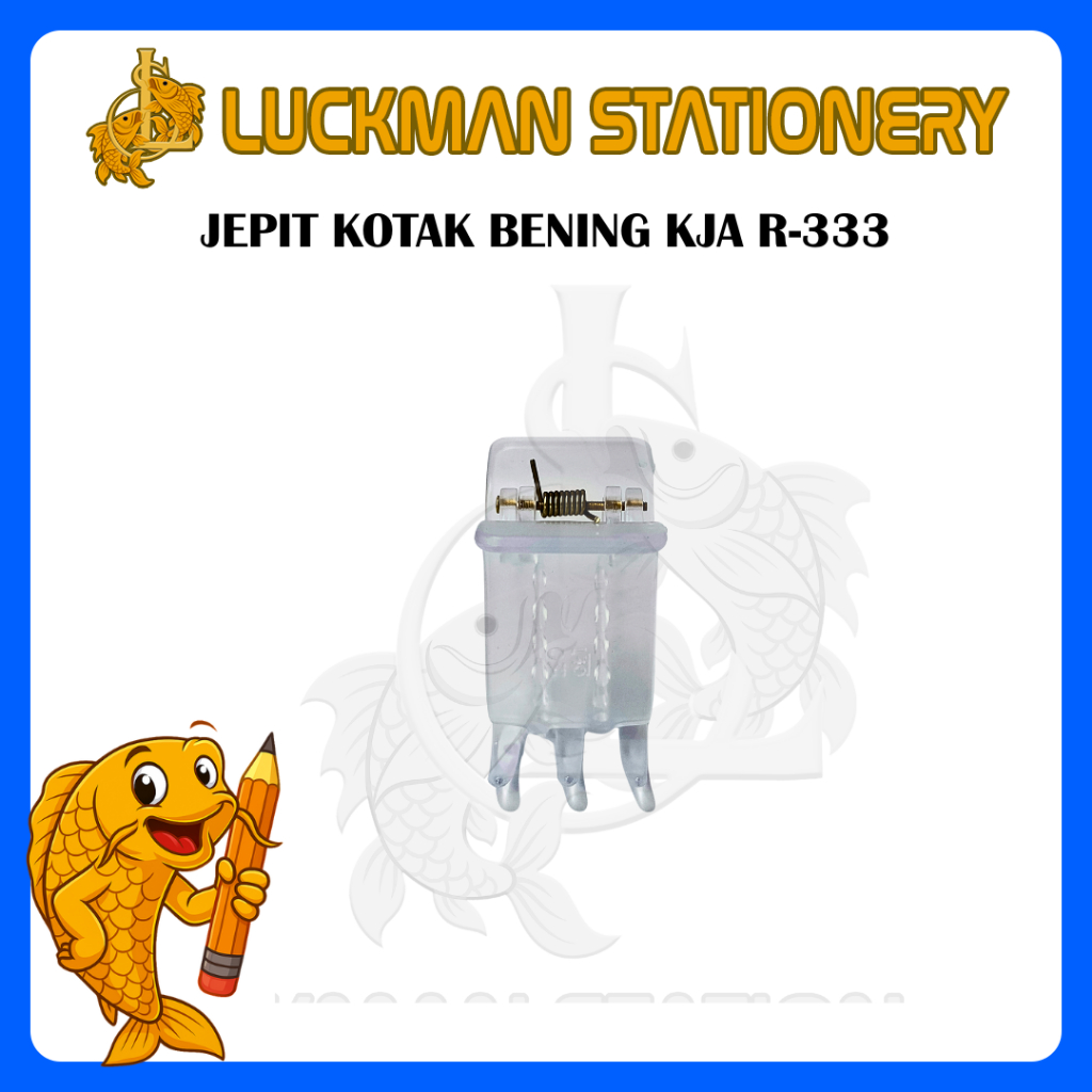 

LUCKMAN STATIONERY - JEPIT KOTAK BENING KJA R-333