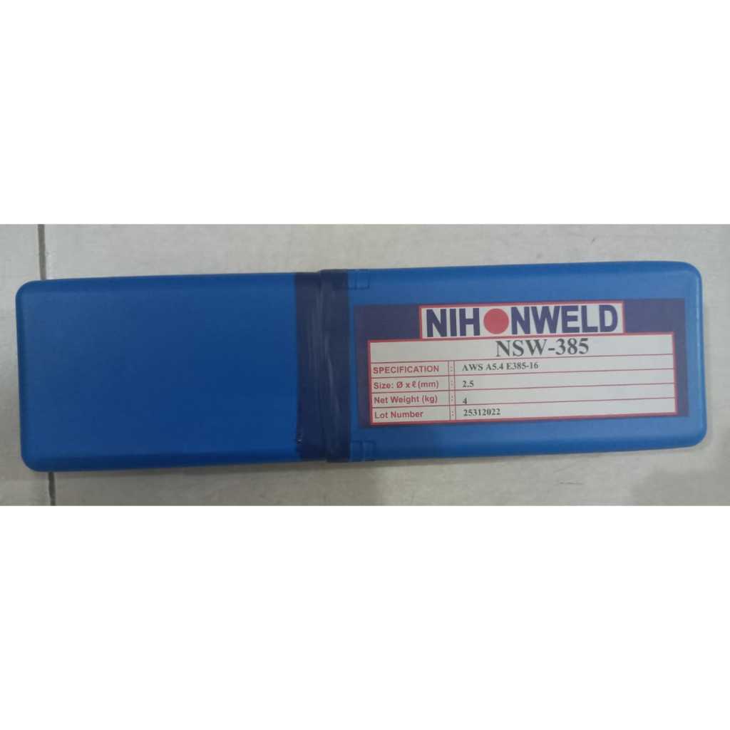Kawat Las Electrode E385-16 (E385-16) Nihonweld NSW 385 Stainless Steel