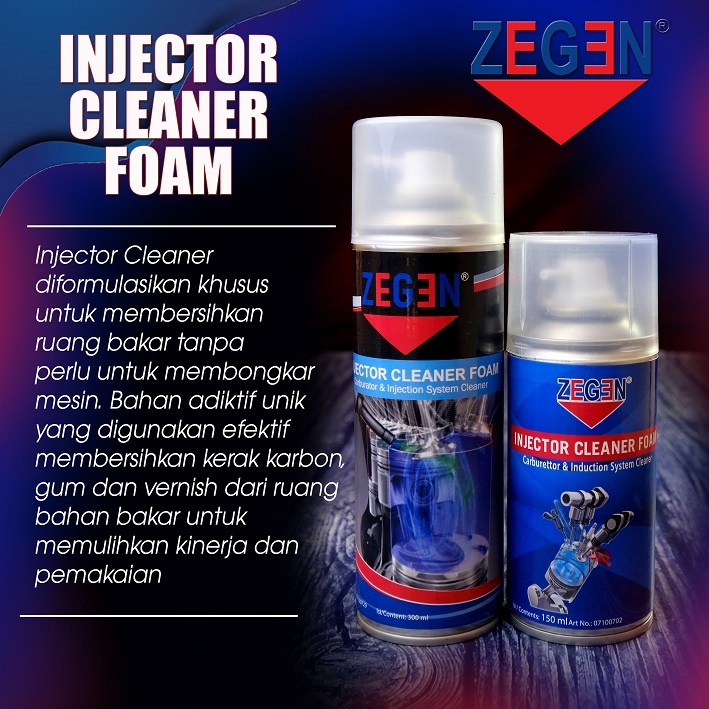 ZEGEN Injector Cleaner FOAM| Pembersih Injector | Pembersih Intake | Pemebersih Carbon - 150 ML & 30
