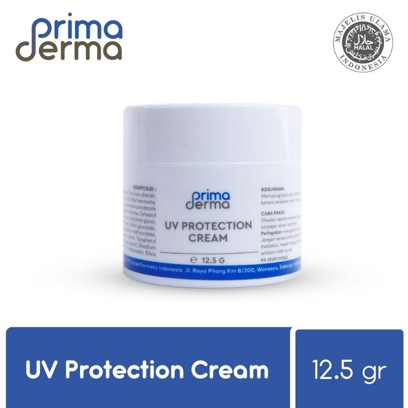 PRIMADERMA UV PROTECTION CREAM SPF 34 PA++ - Cream siang ber SPF berat 12.5 gr