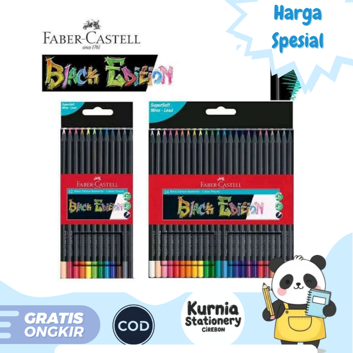 

Faber-Castell Oil Pastels Black Edition 12 Warna & 24 Warna