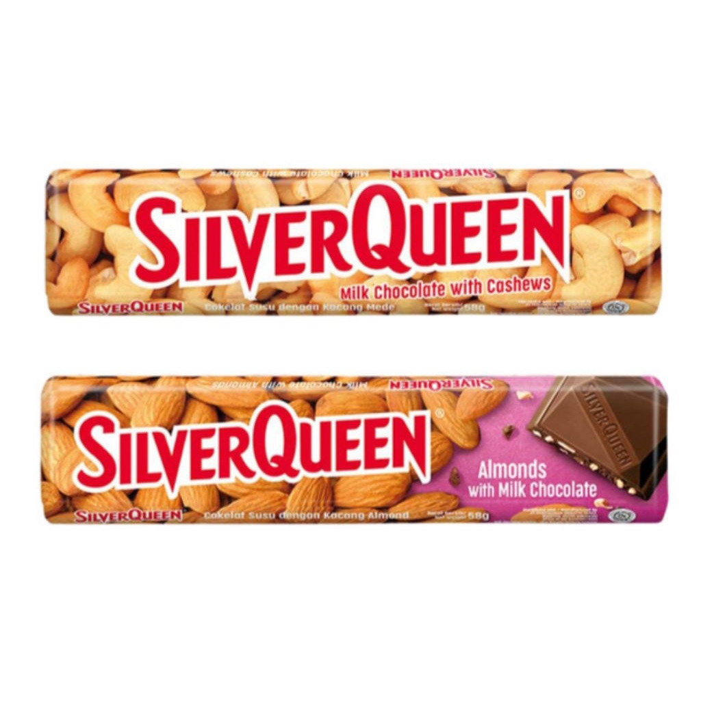 

Cokelat Silverqueen 55gr Variant Mede&Almond