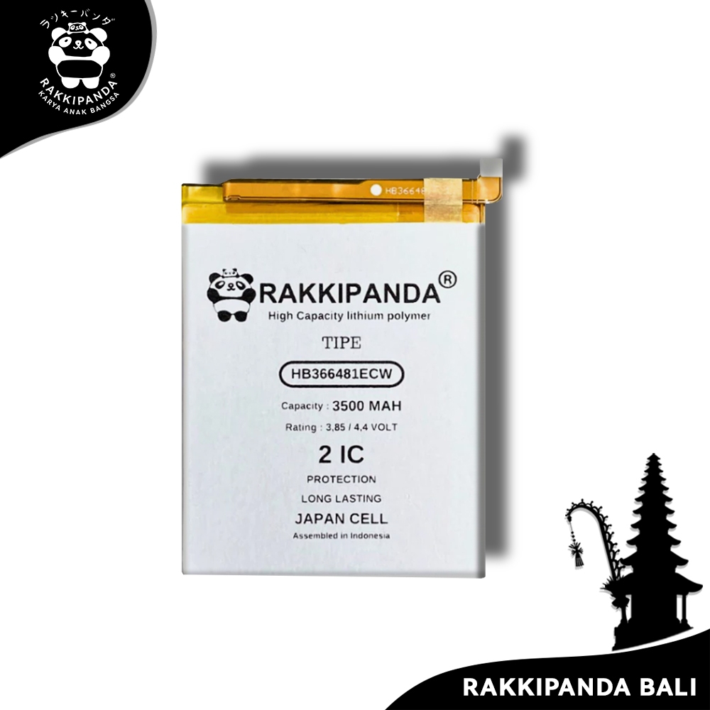Baterai HP RakkiPanda Batre HB366481ECW Ascend P9 / Nova 2 Lite / Honor 7A / Honor 8 / Honor 9I / Ho