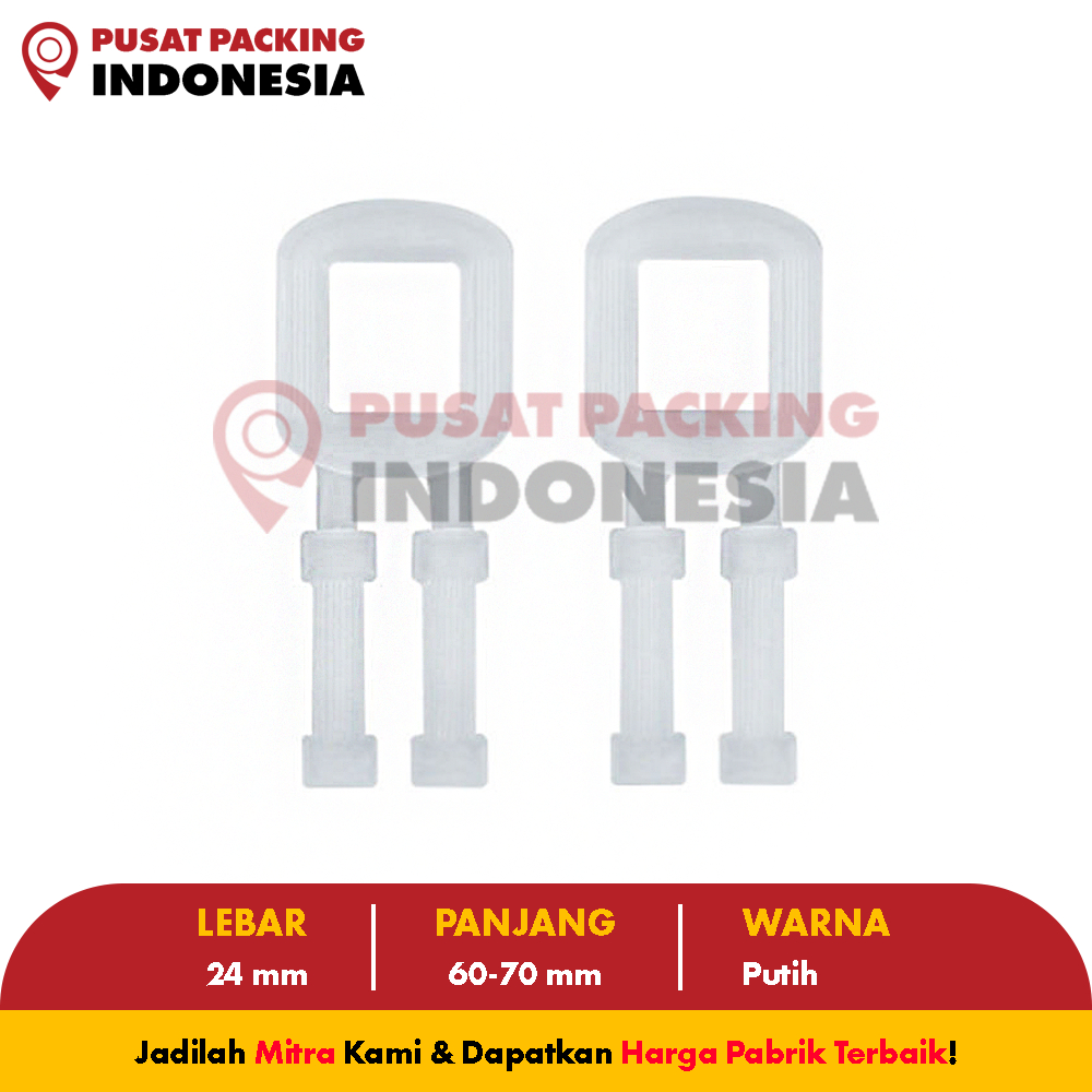 1 KG Klem Gesper Plastik Klem Super Untuk Tali Straping Band - PUSAT PACKING INDONESIA