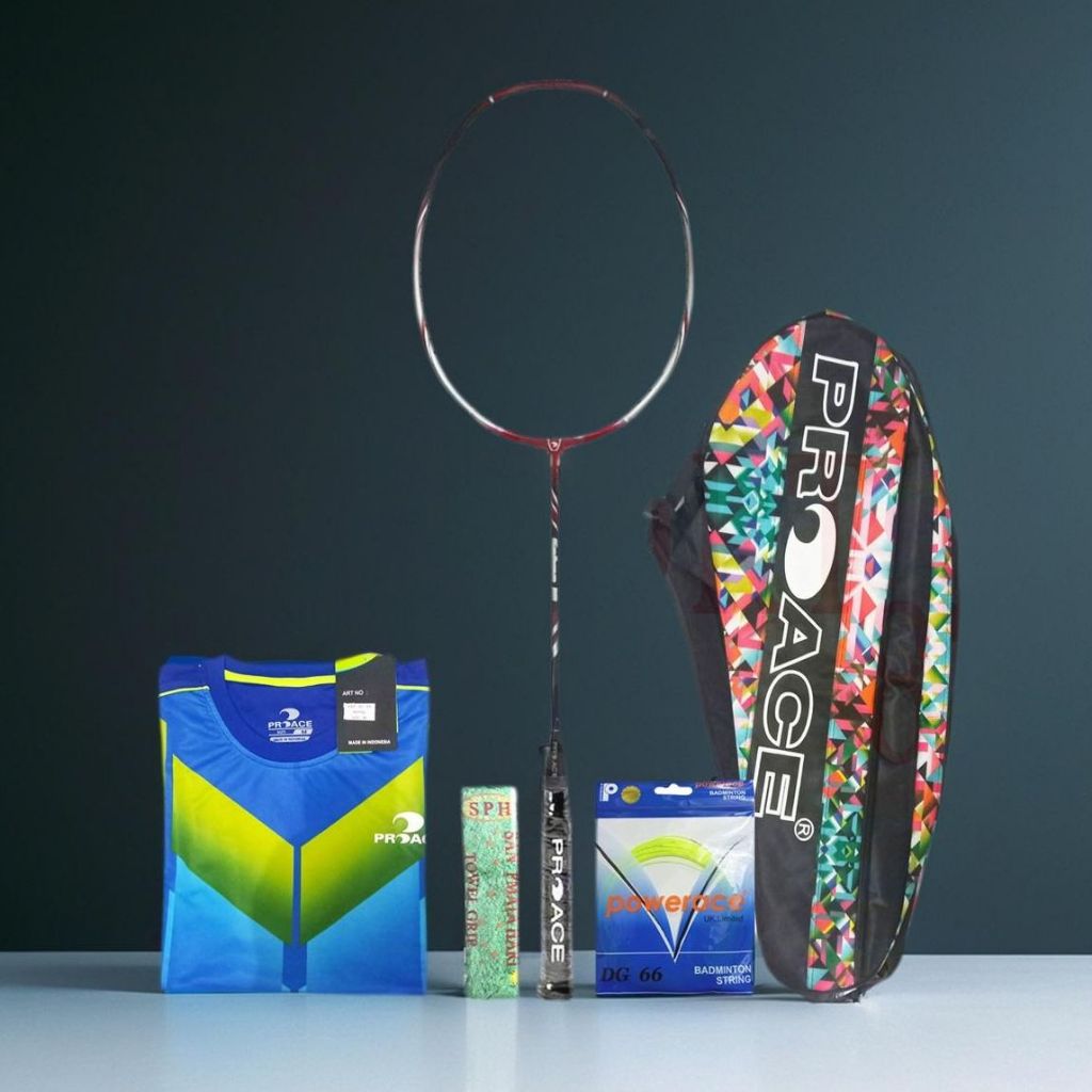 ProAce Sabre 18 Raket Badminton Bonus Komplit