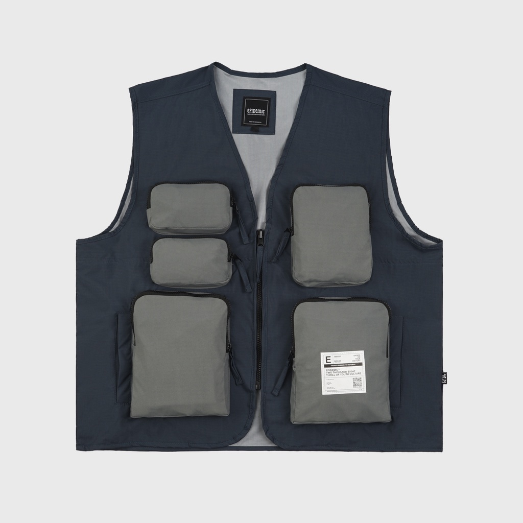 Epidemic Tactical Vest | Rompi Mokujin Navy Gray