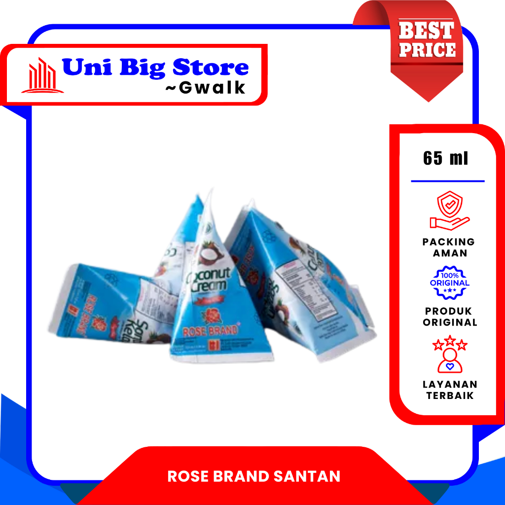 

ROSE BRAND SANTAN KELAPA INSTAN - 65 ml
