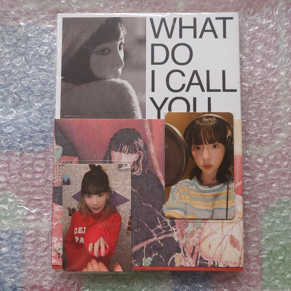 Ready Stock  Official Taeyeon Mini Album "What Do I call You" with photocard (all in mint condition)
