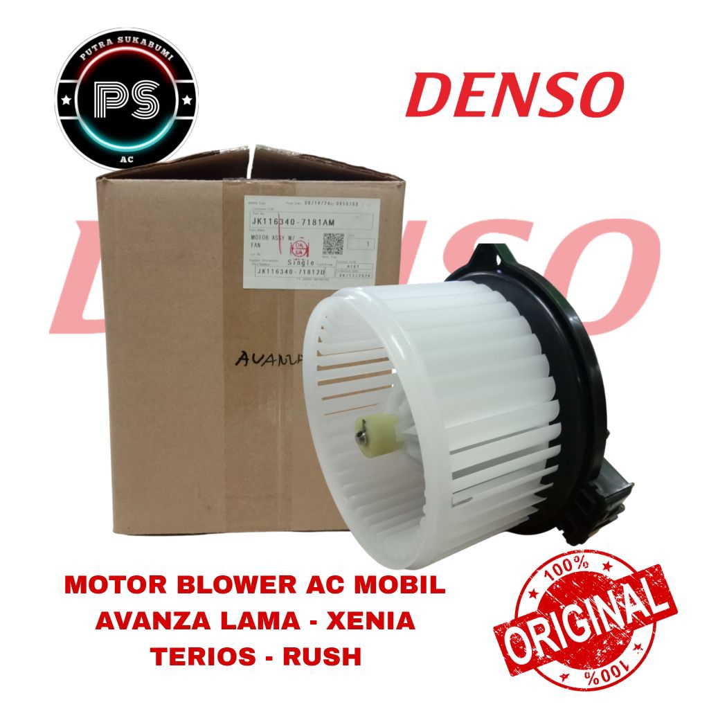 MOTOR BLOWER AC MOBIL AVANZA LAMA XENIA TERIOS RUSH ORIGINAL DENSO