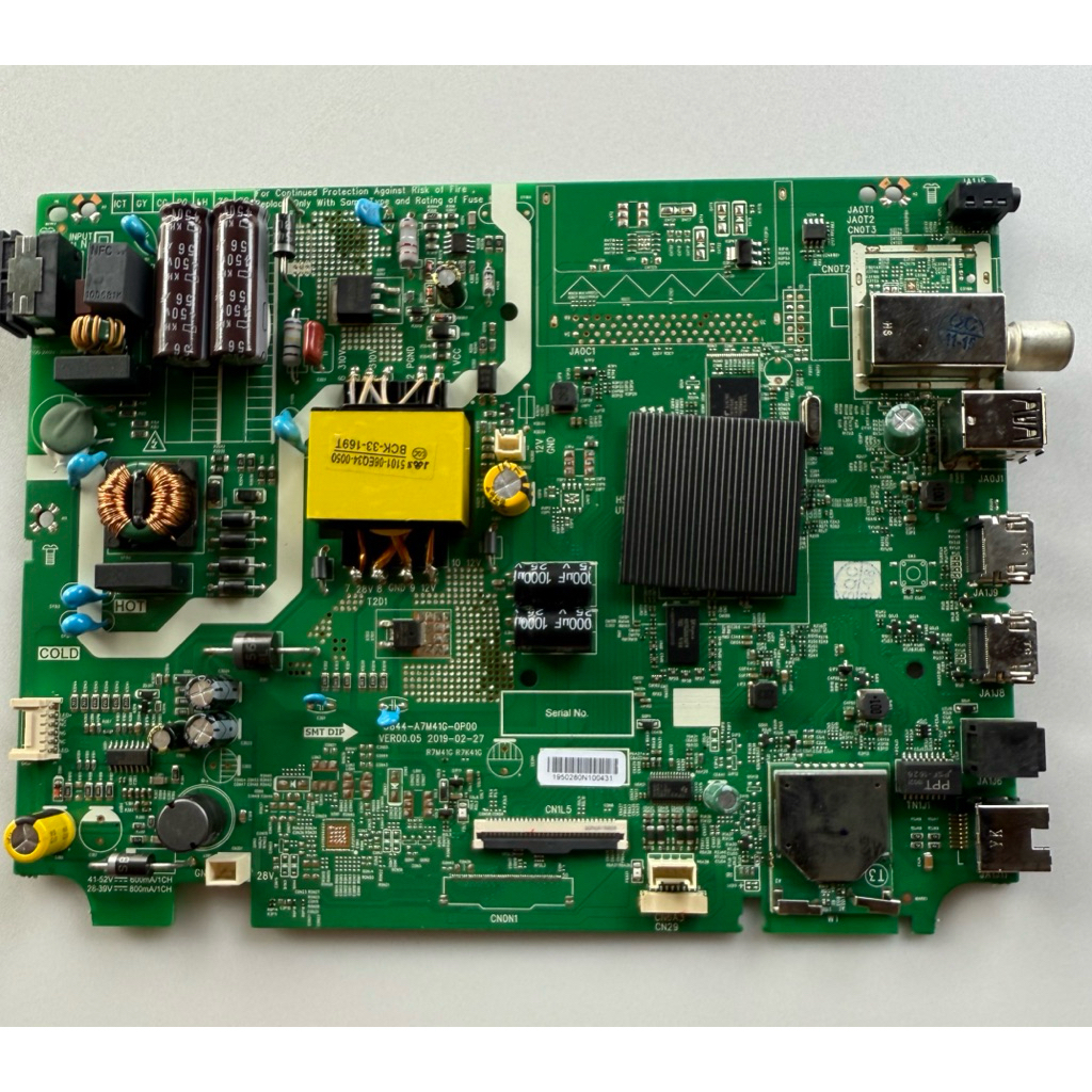 MB TV COOCAA 32TB5000 MAINBORD TV COOCAA 32TB5000 GRANSI 1BULAN