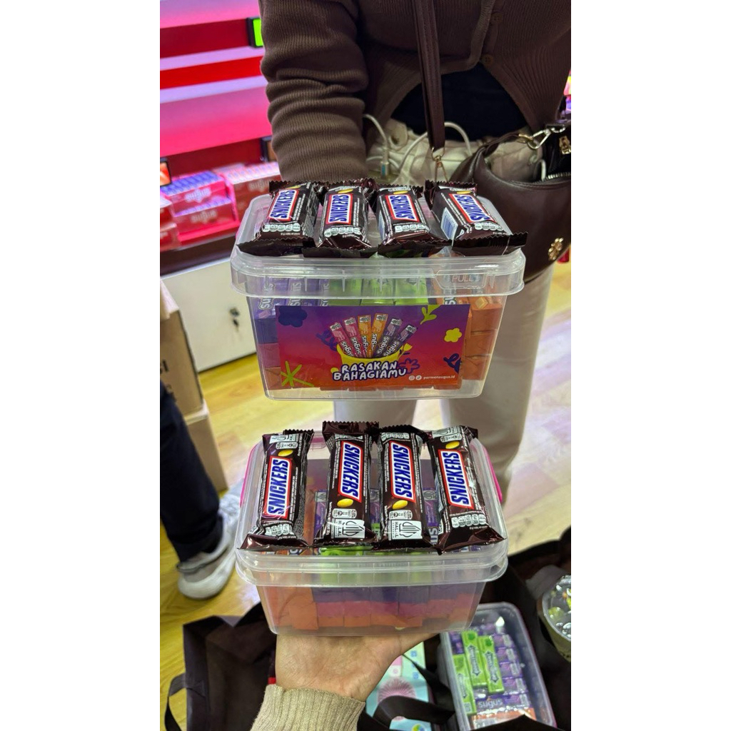 

paket PRJ 2025 snikers + sugus