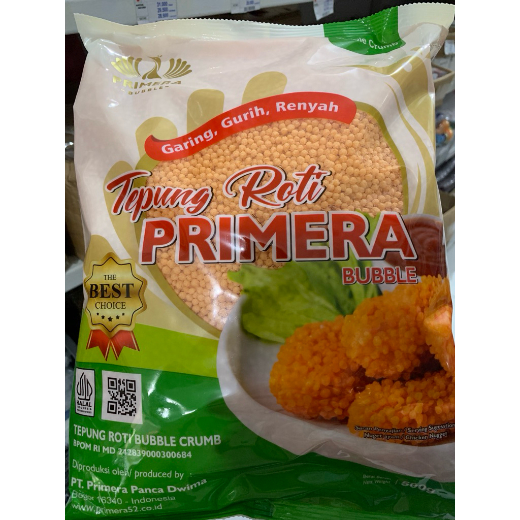 

Primera tepung roti bubble crumb 500gr