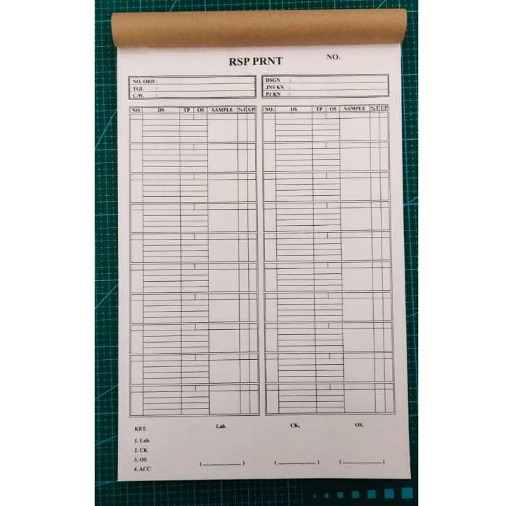 

Buku Nota 1 Folio isi 50 Lembar (25 Asli & 25 copy)