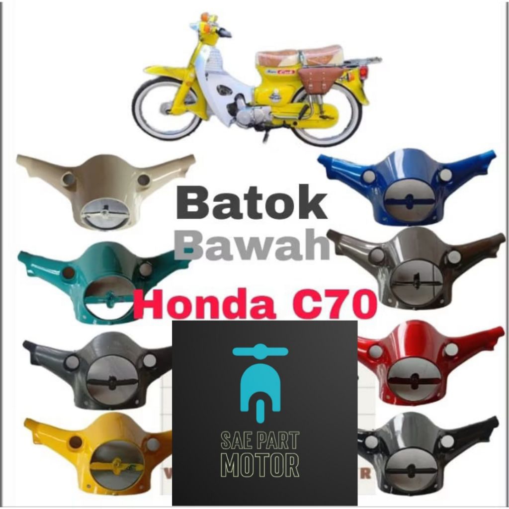 Batok Honda C 70 Bagian Belakang Batok Belakang C70 Batok Bwah C70