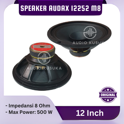 SPEAKER AUDAX AX 12252 M8 FULL RANGE SPEAKER 500 WATT AUDAX ORIGINAL