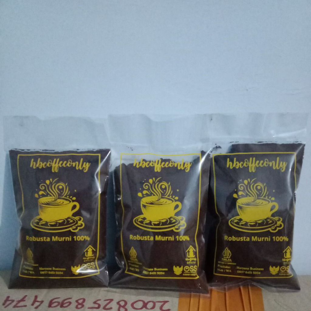 

Kopi Robusta Murah Meriah/Murni 120gram/hbcoffeeonly/harga promo lur