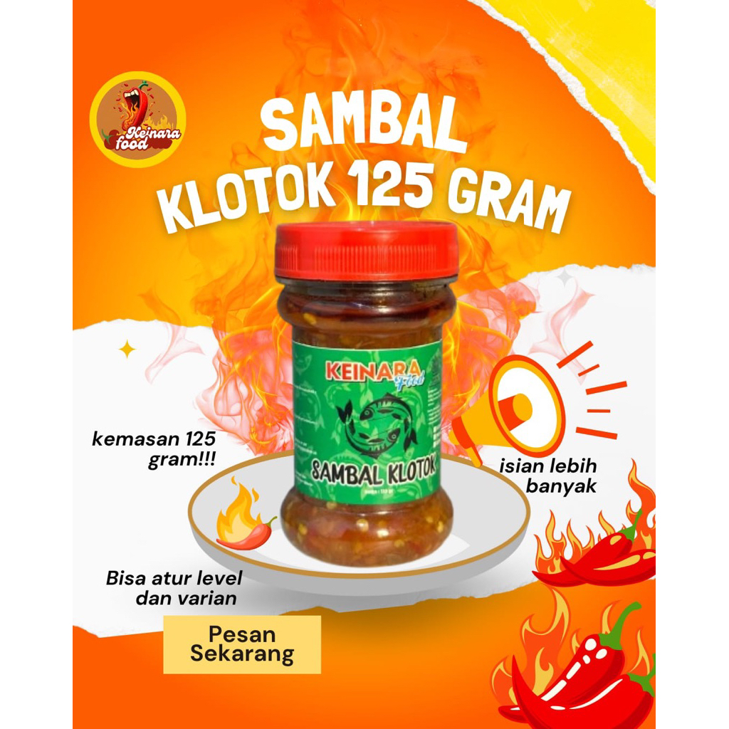 

SAMBAL KLOTOK 125gram - khas bu ayu