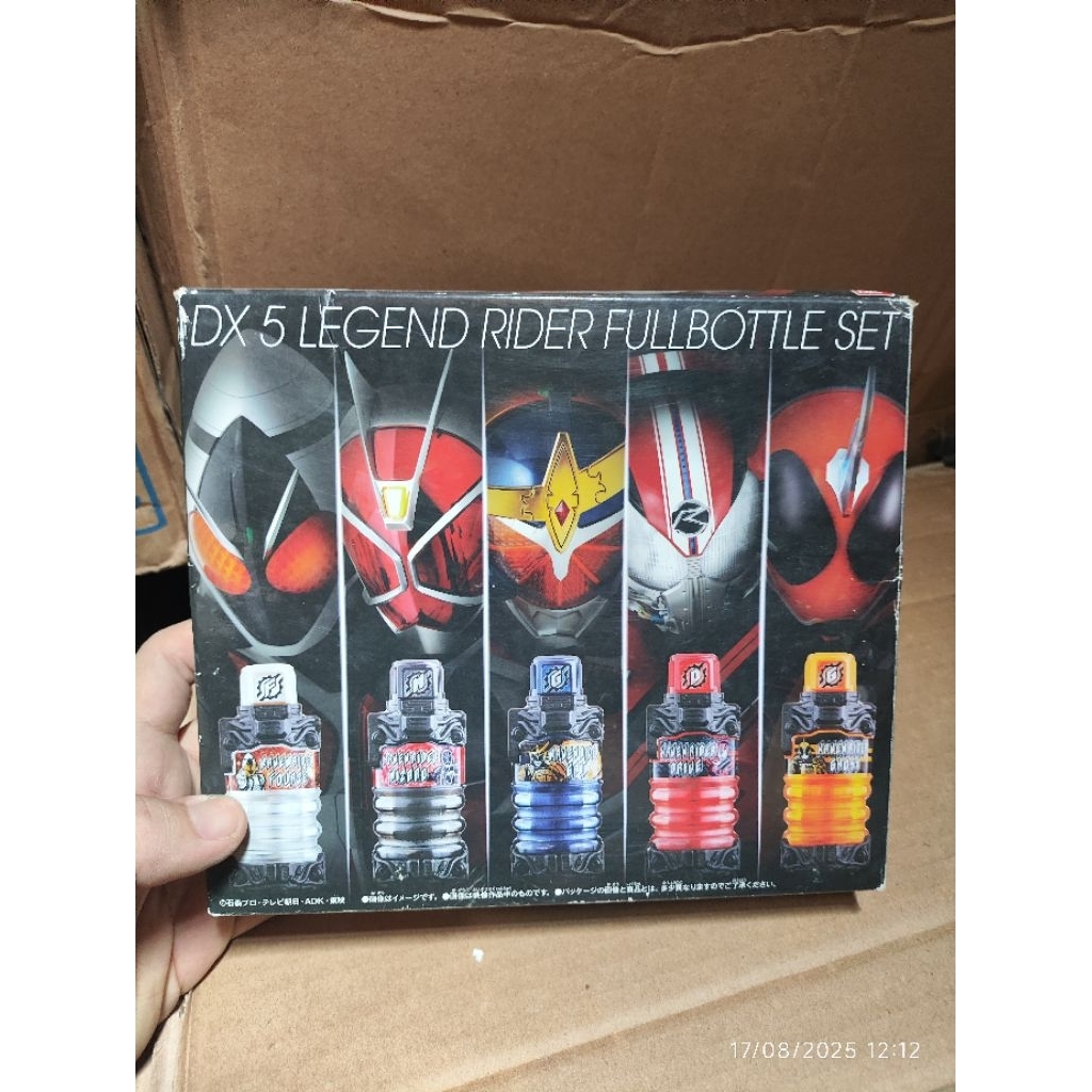 Dx 5 Legend Rider Fullbottle set full bottle ori drive gaim ghost