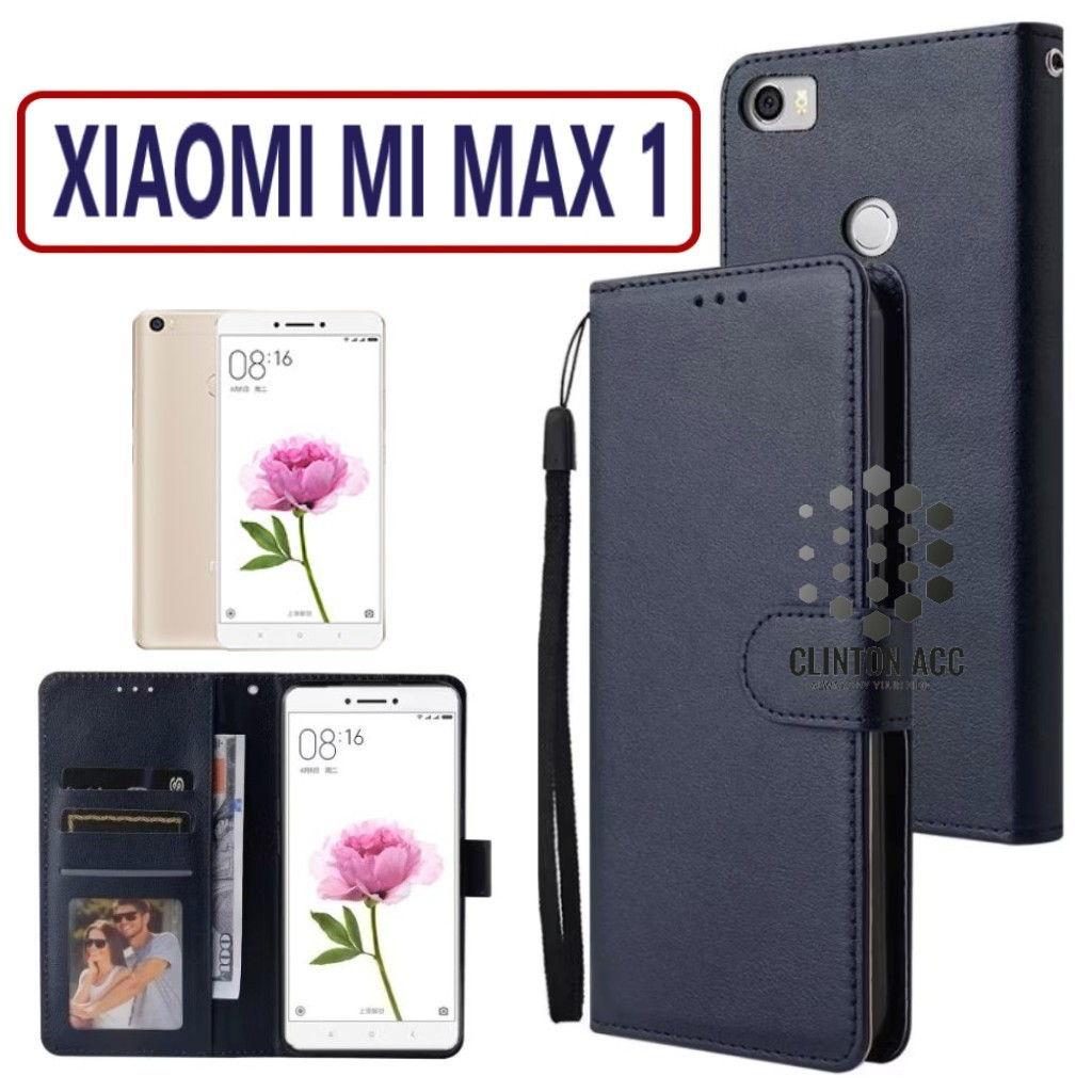 CASE HP XIAOMI MI MAX 1 FLIP WALLET LEATHER DOMPET KULIT SOFTCASE PREMIUM FLIP COVER SARUNG BUKA TUT