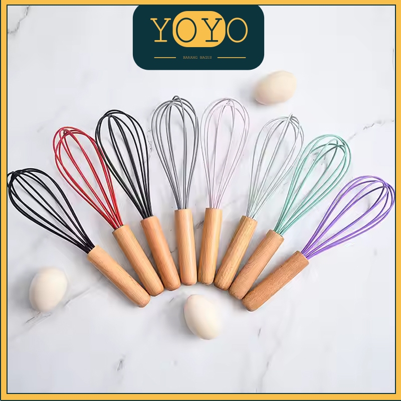 Kocokan telur ganggang kayu silikon /kocokan telur/kocokan telur manual kocokan telur silicone /sili