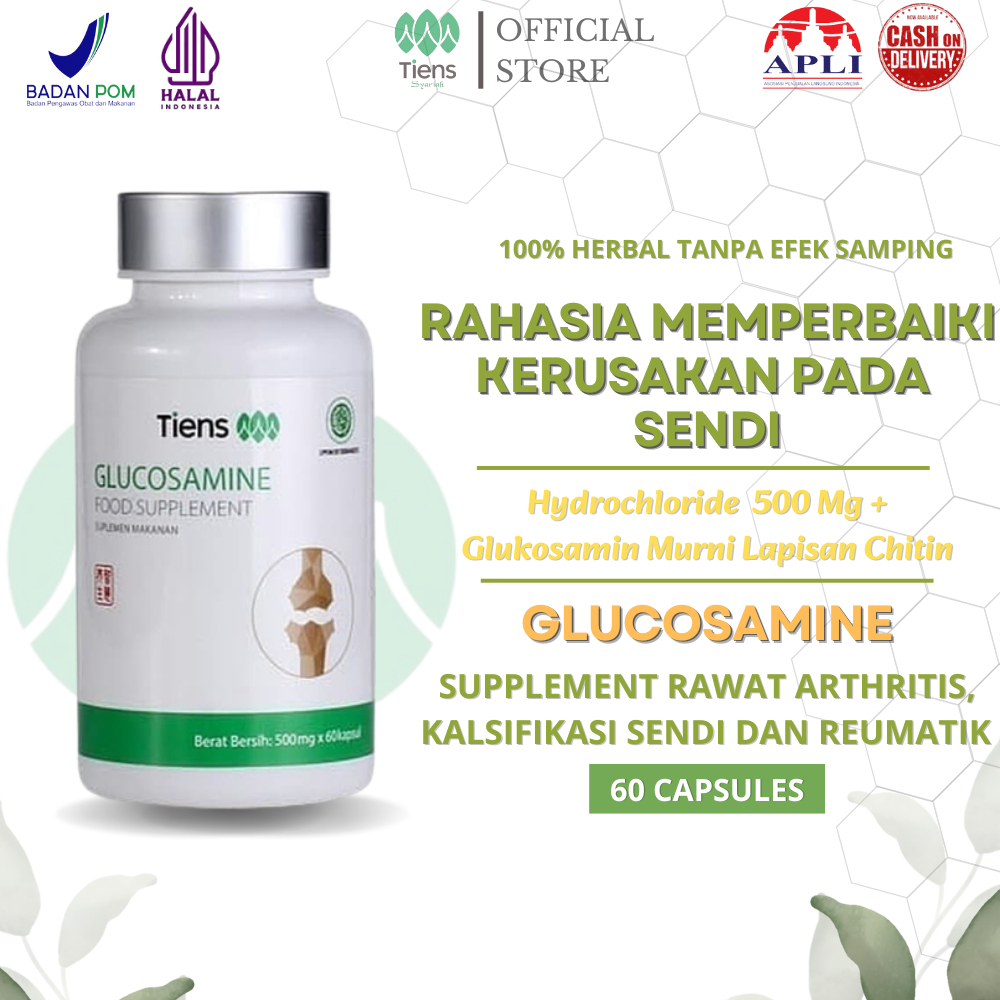 TIENS Glucosamine Suplemen Nyeri Sendi Vitamin Untuk Tulang Lutut Dan Sendi Pelumas Sakit Pinggang