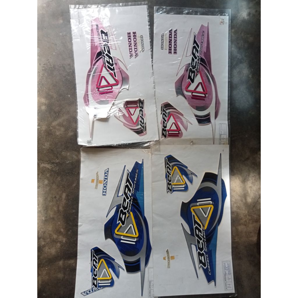 striping beat karbu 2009/2010 original ahm