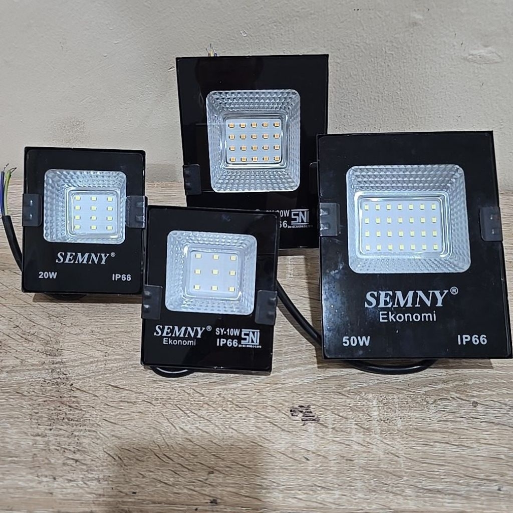 LAMPU SOROT FLOOD LAMP LED  SEMNY EKONOMI 10W 20W 30W 50W