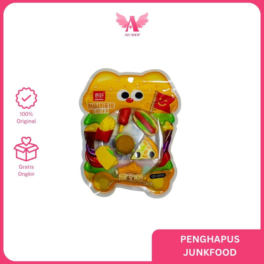 

Penghapus Model Makanan Penghapus Junkfood