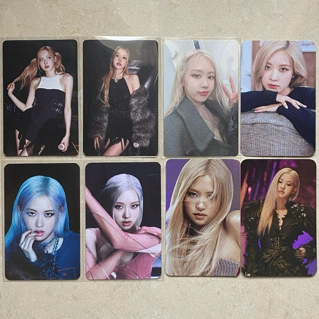 Photocard ROSE Blackpink pc bp guitar hanoi born pink ktown yg select pob the girls the game bptg vi