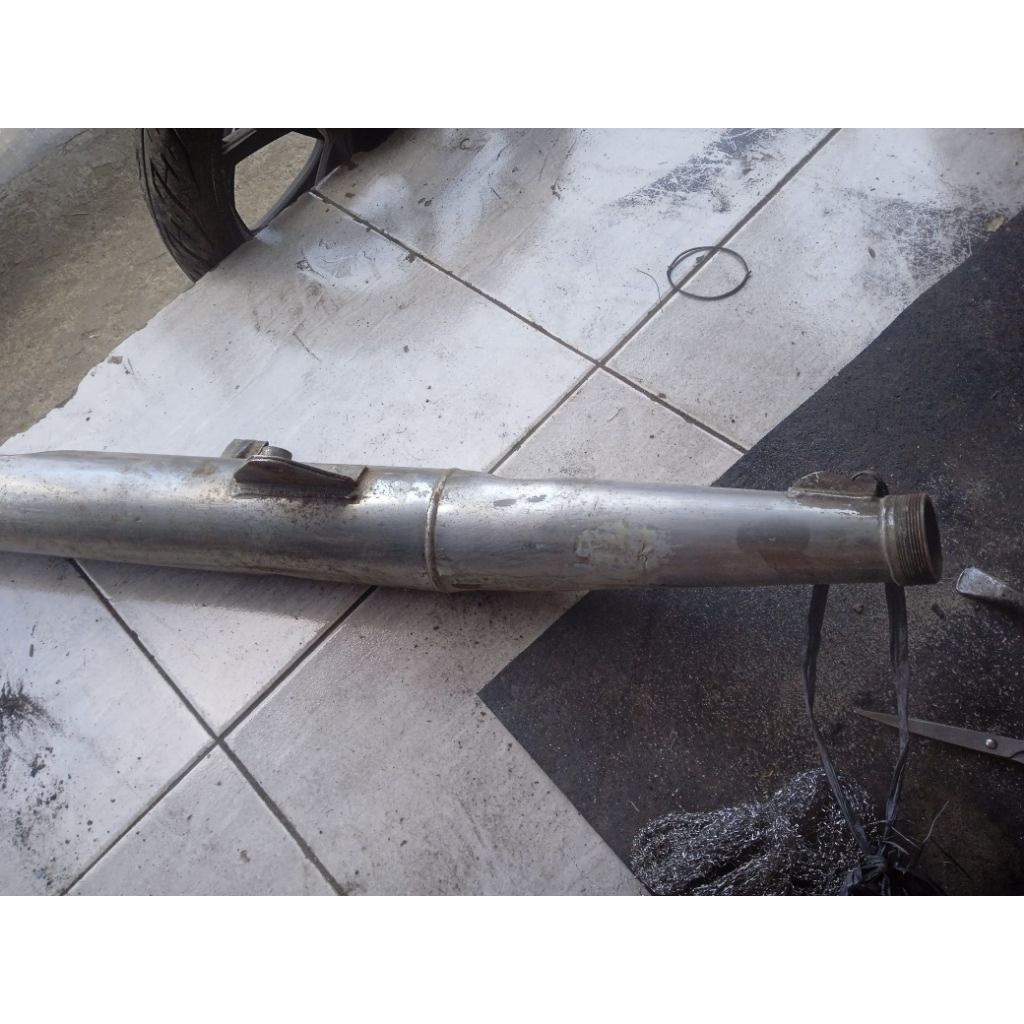 Knalpot RX king original standar pabrik