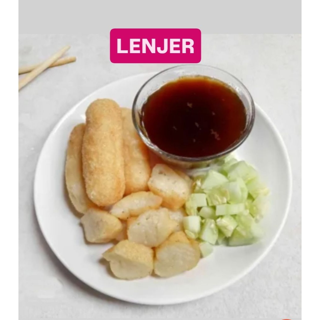 

PEMPEK LENJER ASLI PALEMBANG ISI 5 PCS FTOZEN + CUKO