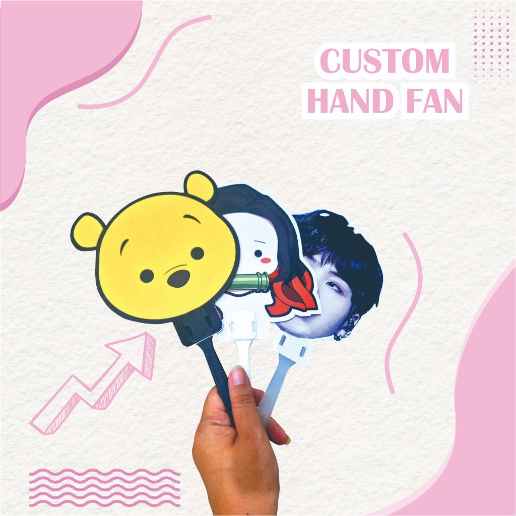 CUSTOM HAND FAN / CUSTOM KIPAS TANGAN