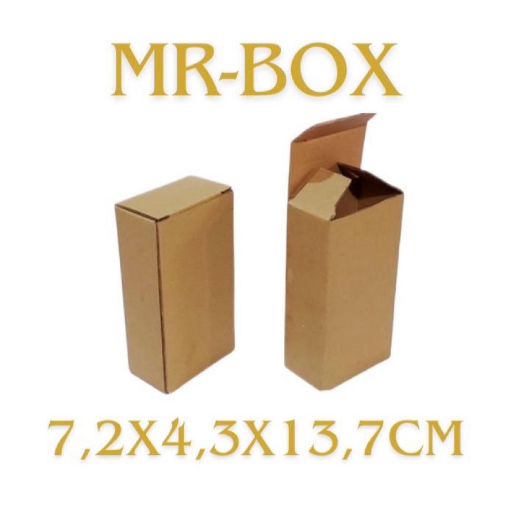 

Kardus karton polos uk. 7,2x4,3x13,7 cm - box kotak model DIE CUT BOTOL