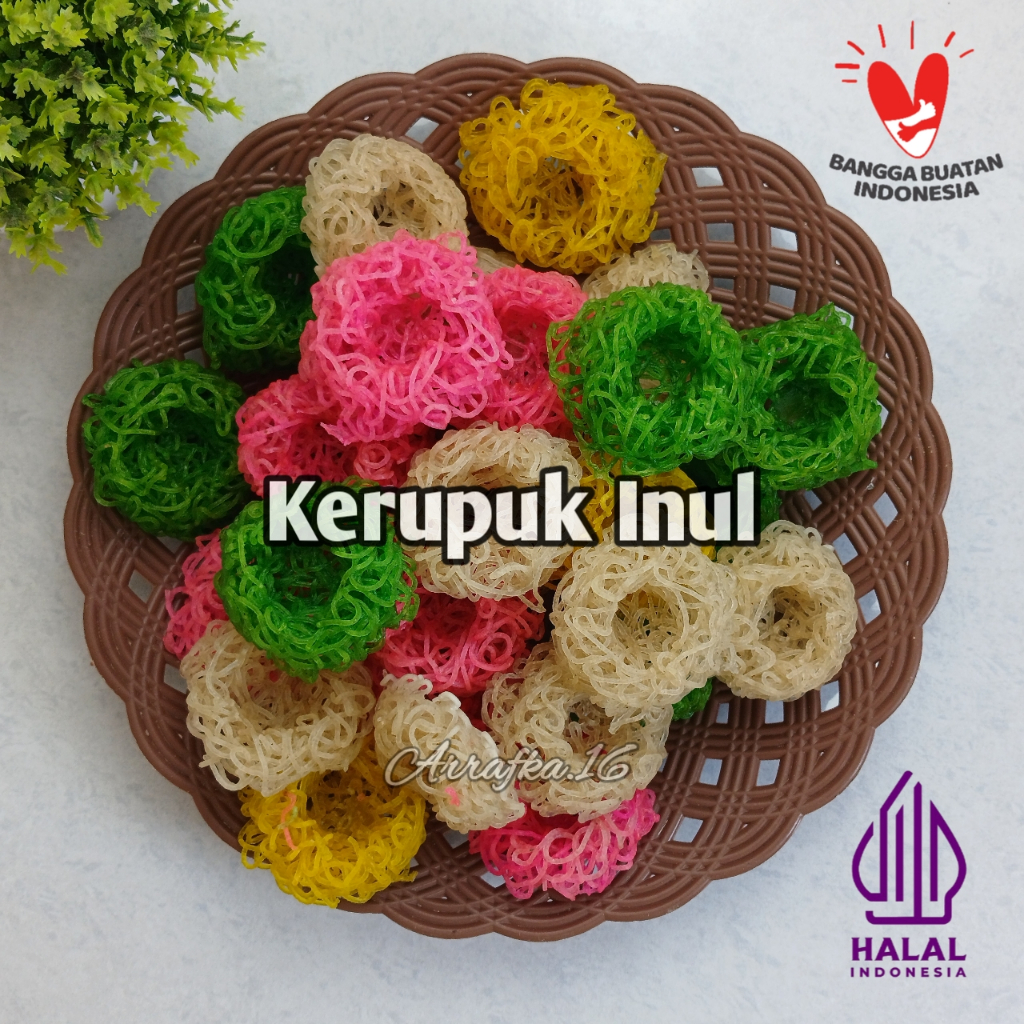 

Kerupuk inul renggining kutumayang singkong daprose rengginang opak aci emping melinjo khas cianjur